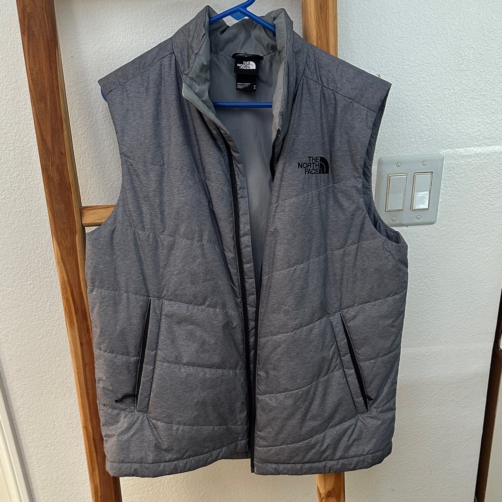 The North Face Men's Charcoal Quilted Vest